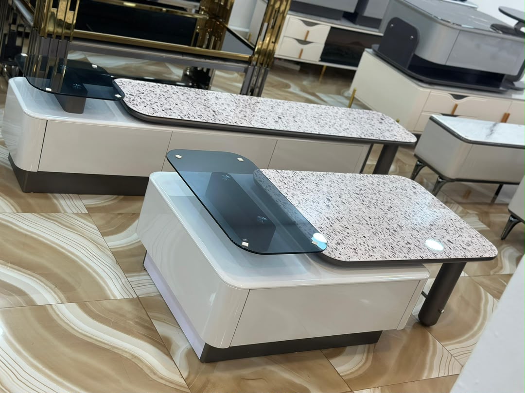 Table basse et meuble TV Niang Décor, référence TTV-07