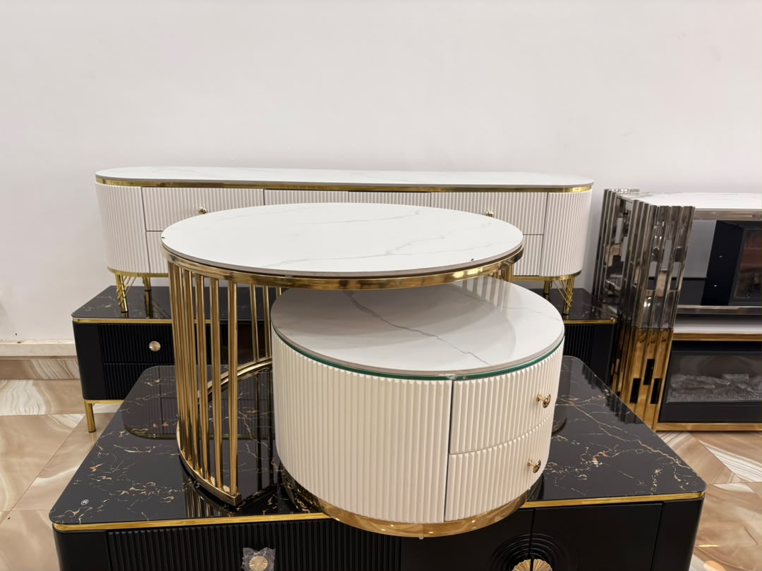 Table basse et meuble TV Niang Décor, référence TTV-08