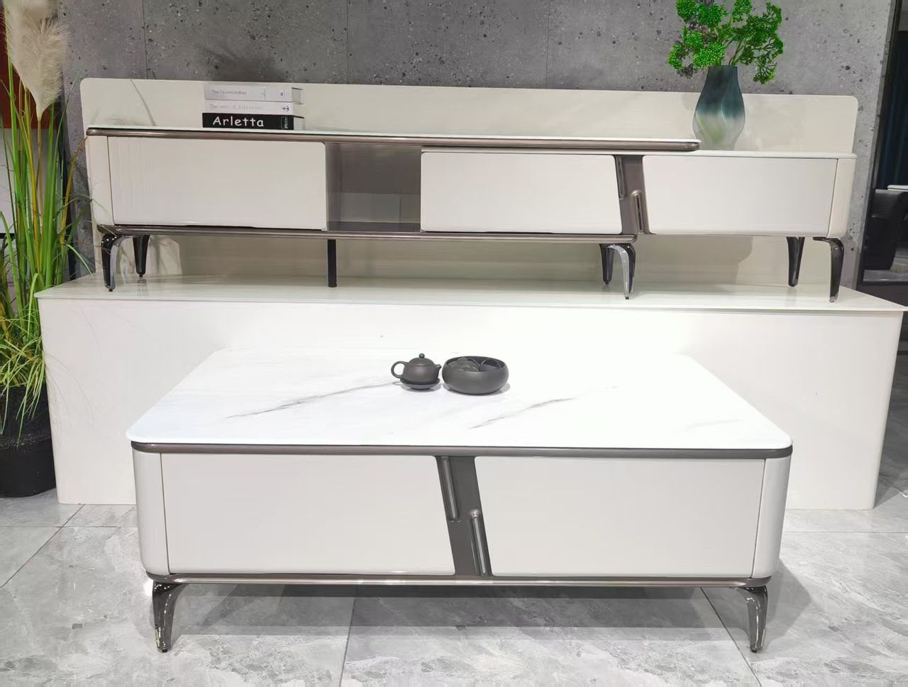 Table basse et meuble TV Niang Décor, référence TTV-09